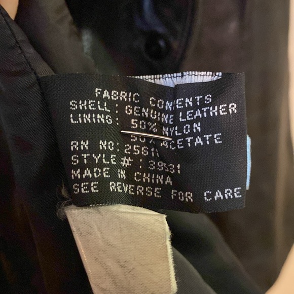 Jones New York leather coat - Picture 3 of 4